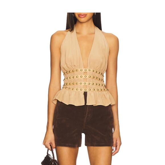 NWT We The Free Tippi Faux Suede Short In Chicory Coffee size 25